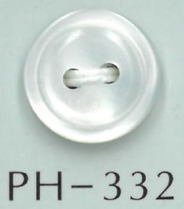 PH332 2-hole Round Shell Button Sakamoto Saji Shoten