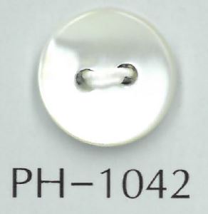 PH1042 2 Holes 2mm Thick Flat Shell Button Sakamoto Saji Shoten