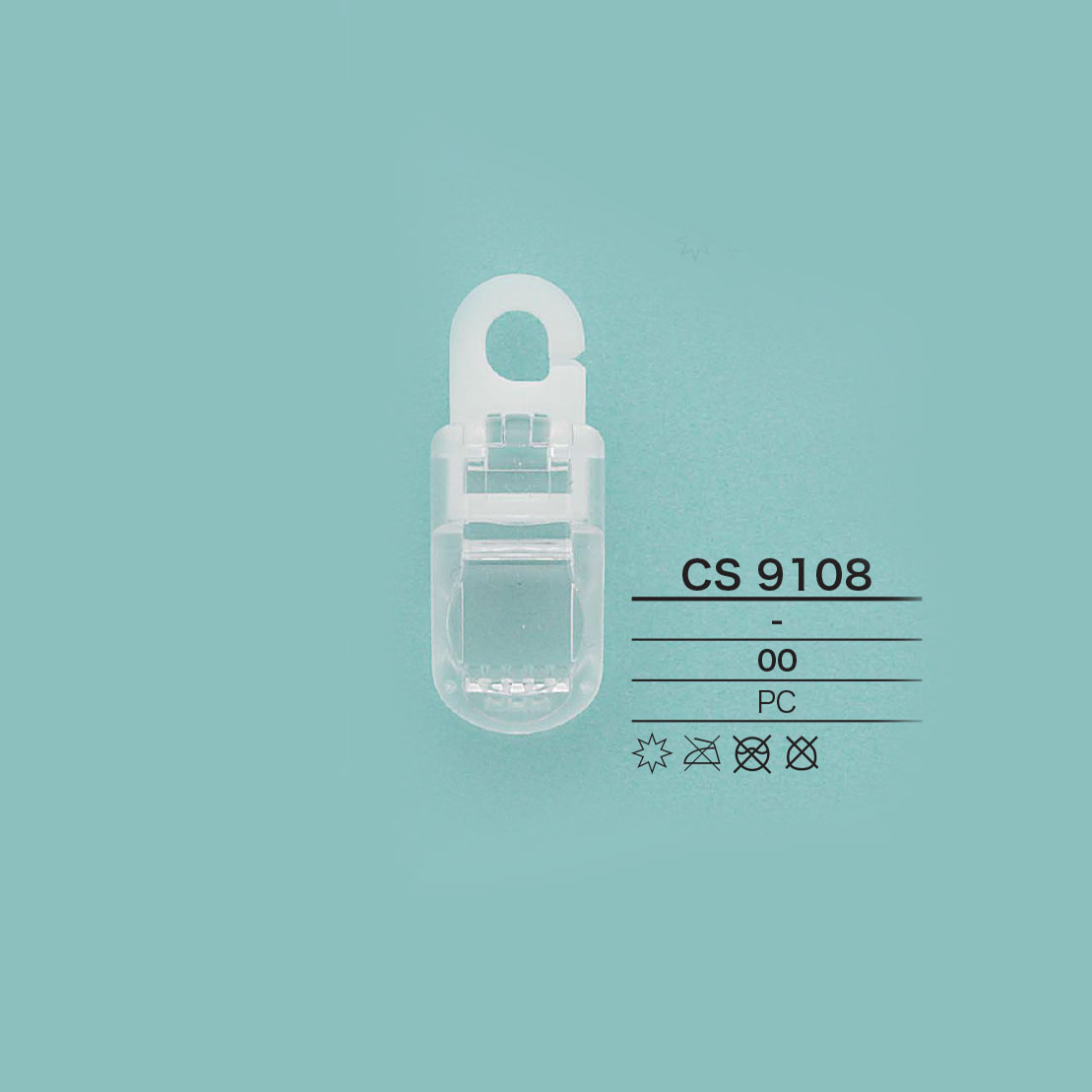 CS9108 Brace Clip For Cord[Buckles And Ring] IRIS
