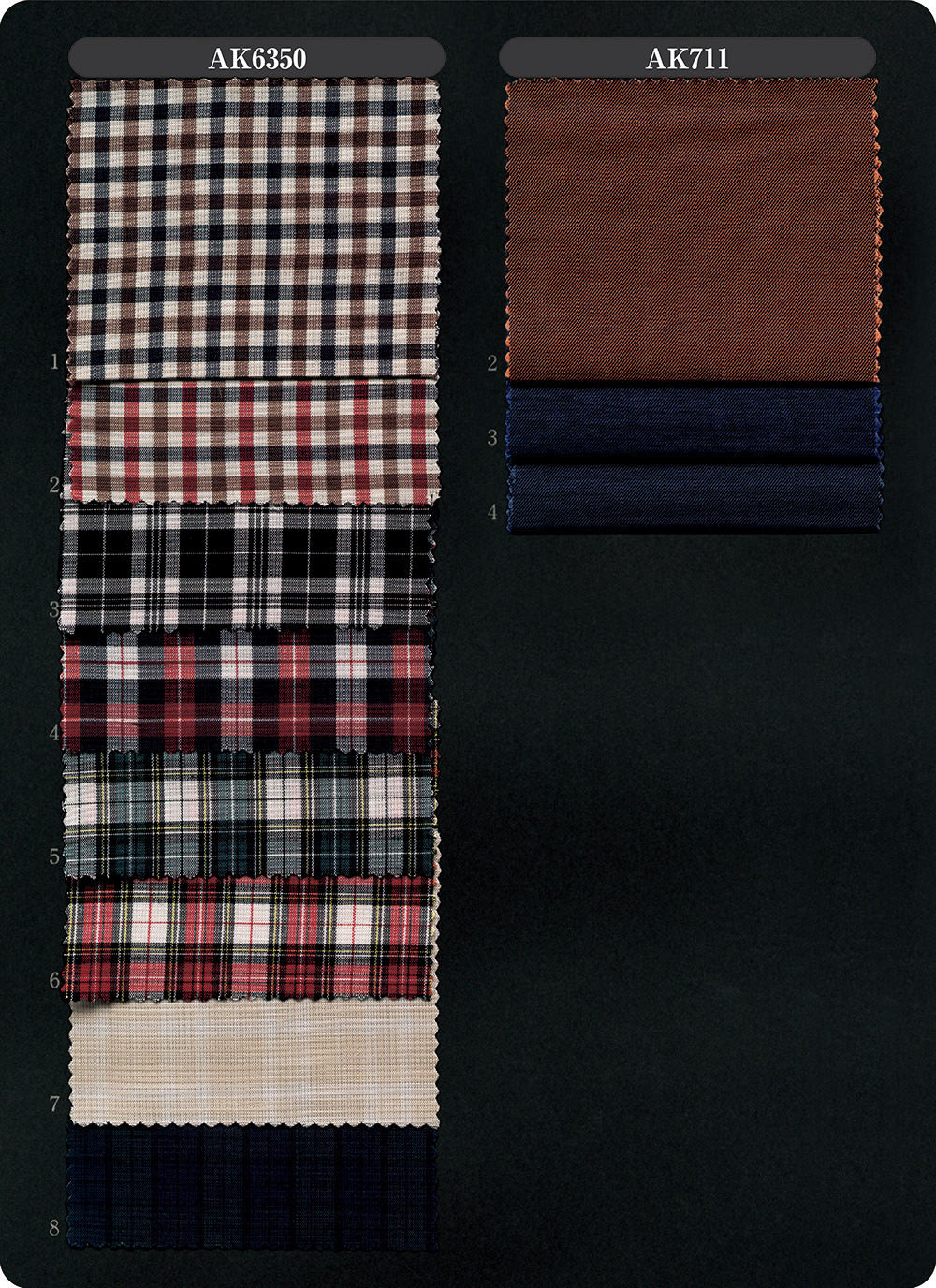 AK711 LOISOR Yarn Dyed Cupra No Pattern Sleeve Lining L-top(LOISIR)