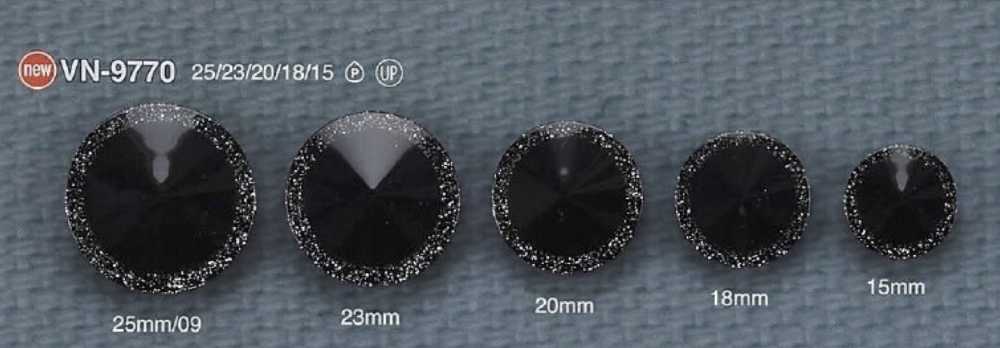 VN9770 Polyester Resin Tunnel Shank Button IRIS