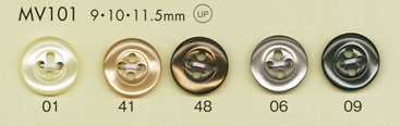 MV101 DAIYA BUTTONS Shell-like Polyester Button DAIYA BUTTON