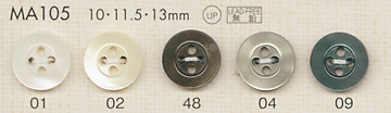 MA105 DAIYA BUTTONS Shell-like Polyester Button DAIYA BUTTON