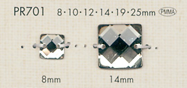 PR701 Diamond Cut Square Button DAIYA BUTTON