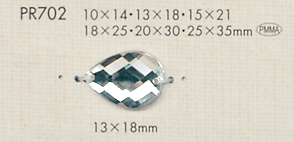 PR702 Diamond Cut Drop Type Button DAIYA BUTTON(DAIYA BUTTON)