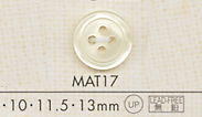 MAT17 DAIYA BUTTONS Shell-like Polyester Button DAIYA BUTTON