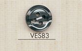 VES83 DAIYA BUTTONS Shell-like Polyester Button DAIYA BUTTON