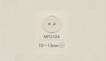 MFG104 DAIYA BUTTONS 2-hole Matte Clear Button DAIYA BUTTON