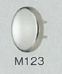 M123 Pearl Top Parts Knit Hook Standard Type 10.5mm[Press Fastener/ Eyelet Washer] Morito