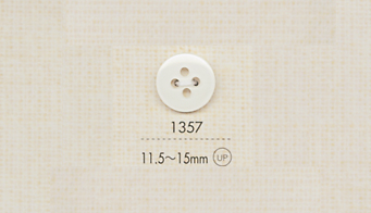 1357 DAIYA BUTTONS 4-hole Polyester Button DAIYA BUTTON(DAIYA BUTTON)
