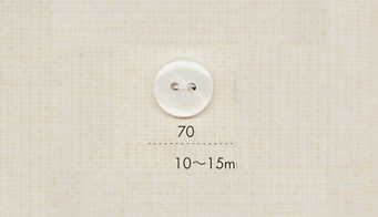 70 DAIYA BUTTONS Two- Shell-like Polyester Button DAIYA BUTTON