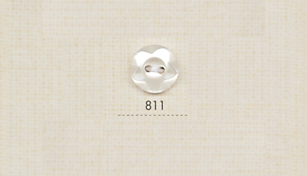 811 DAIYA BUTTONS Two Shell Polyester Button (Three-dimensional Flower) DAIYA BUTTON