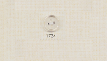 1724 DAIYA BUTTONS 4-hole Polyester Button (Clear Mat) DAIYA BUTTON(DAIYA BUTTON)