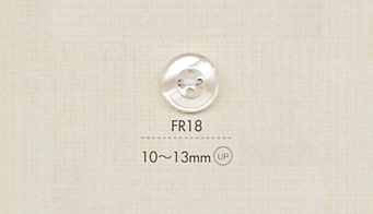 FR18 DAIYA BUTTONS 4-hole Polyester Clear Button DAIYA BUTTON(DAIYA BUTTON)