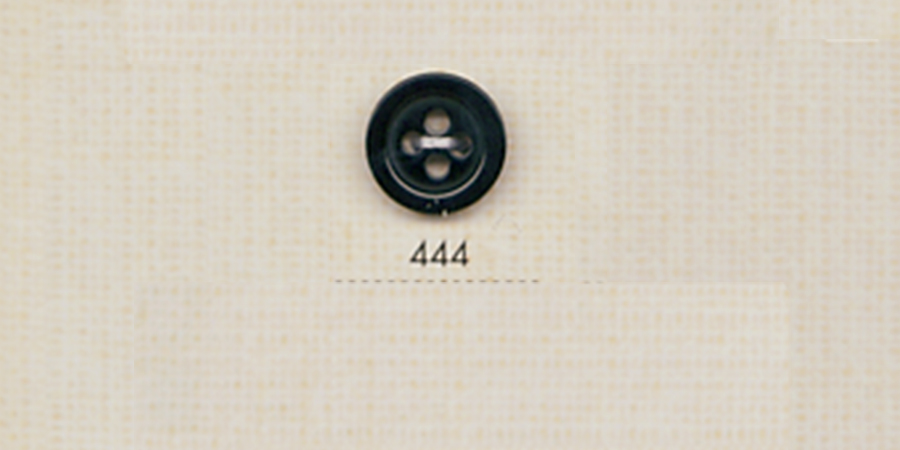 444 DAIYA BUTTONS 4-hole Buffalo-like Polyester Button (Black) DAIYA BUTTON