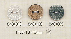 848 Elegant Ornate Exotic 2-hole Polyester Button DAIYA BUTTON(DAIYA BUTTON)