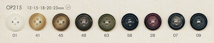 OP215 Luxury Buffalo-like 4-hole Polyester Button DAIYA BUTTON