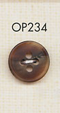 OP234 Buffalo-like Matte 4-hole Polyester Button DAIYA BUTTON