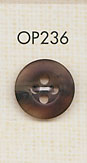 OP236 Buffalo-like Matte 4-hole Polyester Button DAIYA BUTTON
