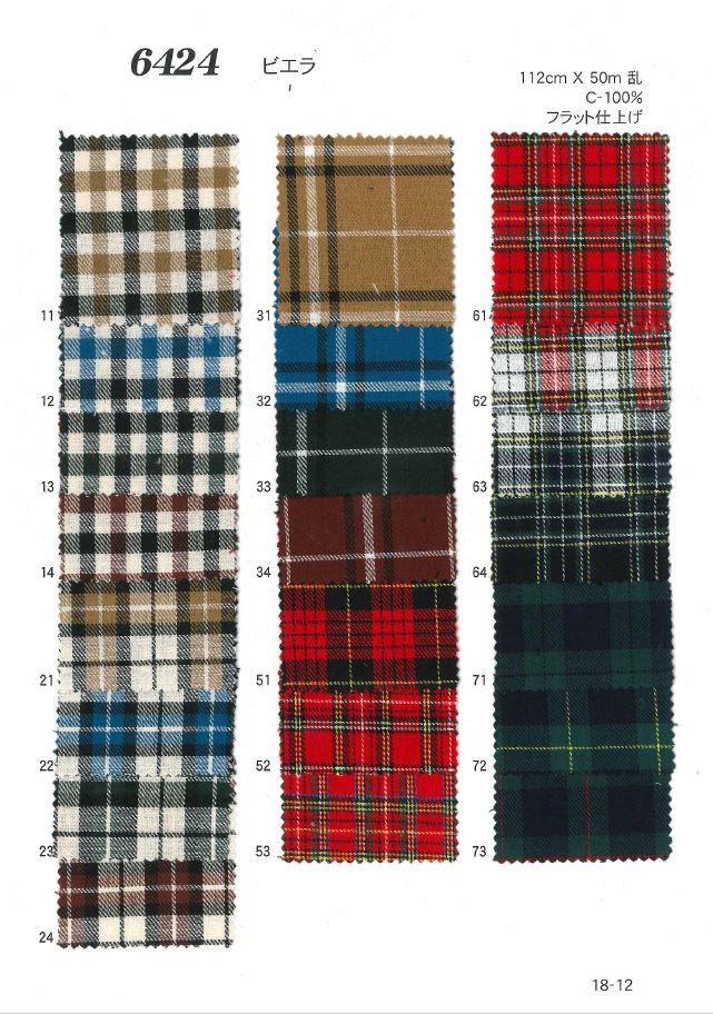 6424 Viyella Check[Textile / Fabric] Ueyama Textile