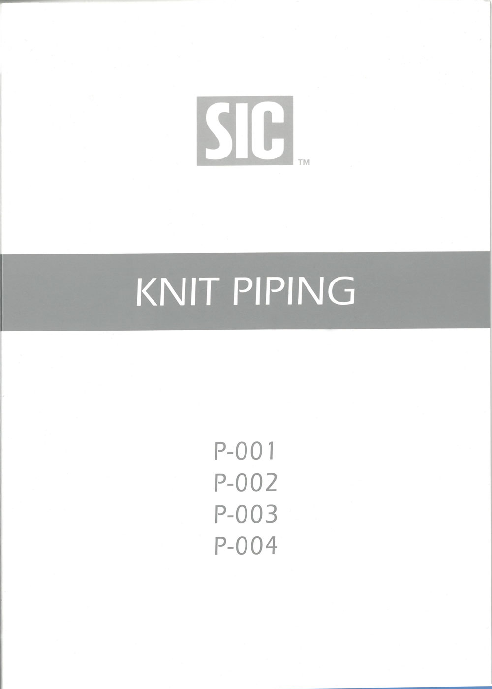 COMPO-SAMPLE Knit Piping Sample Card[Sample Book]