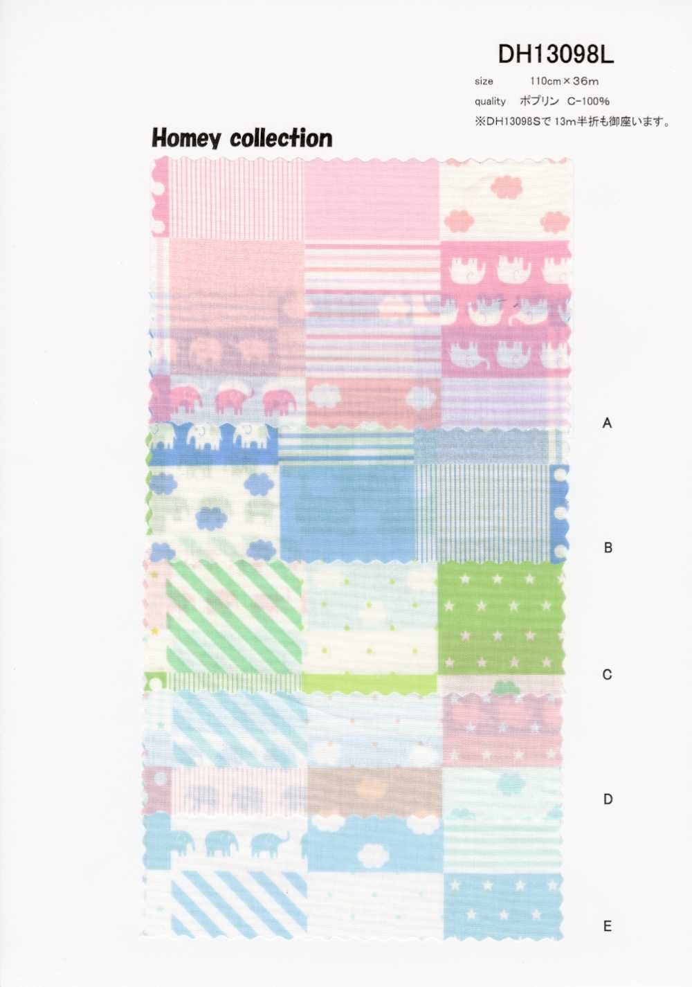 DH13098L Poplin Homey (New Patchwork)[Textile / Fabric] VANCET