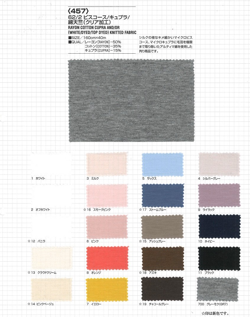 457 62/2 Viscose / Cupro / Cotton Tianzhu Cotton(Clear Processing)[Textile / Fabric] VANCET