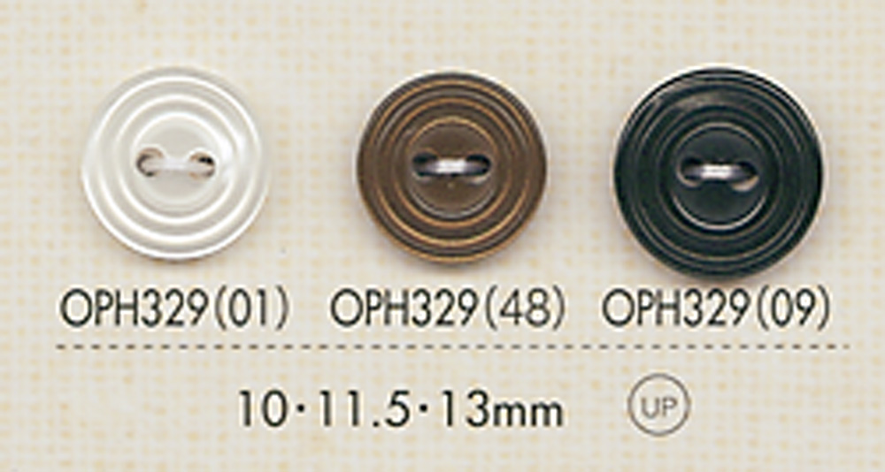 OPH329 2 Hole Bordered Button DAIYA BUTTON