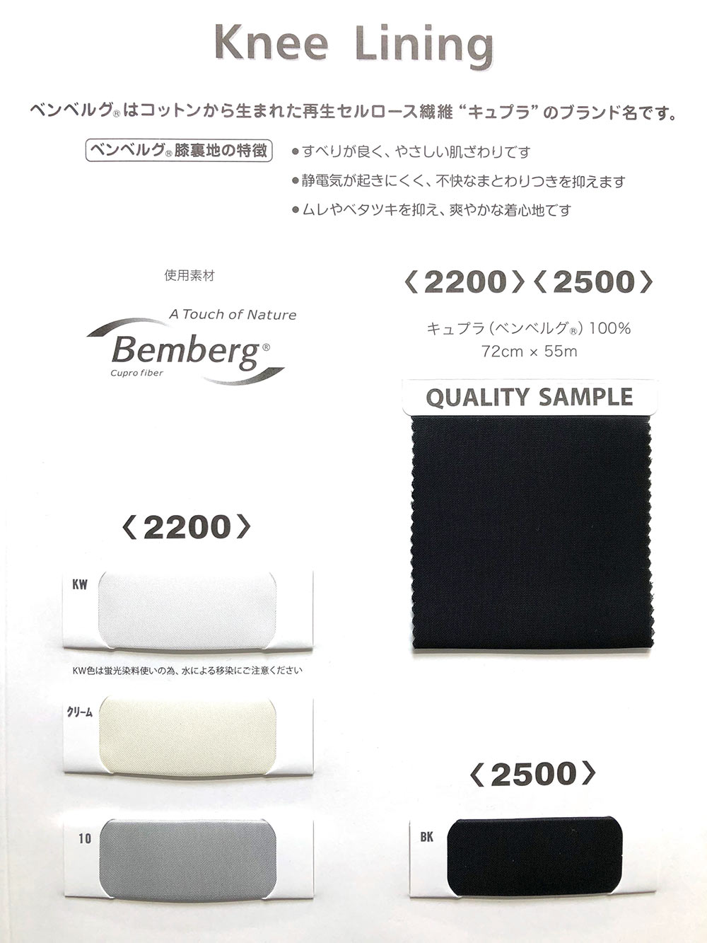 2200/2500SAMPLE Sample Card