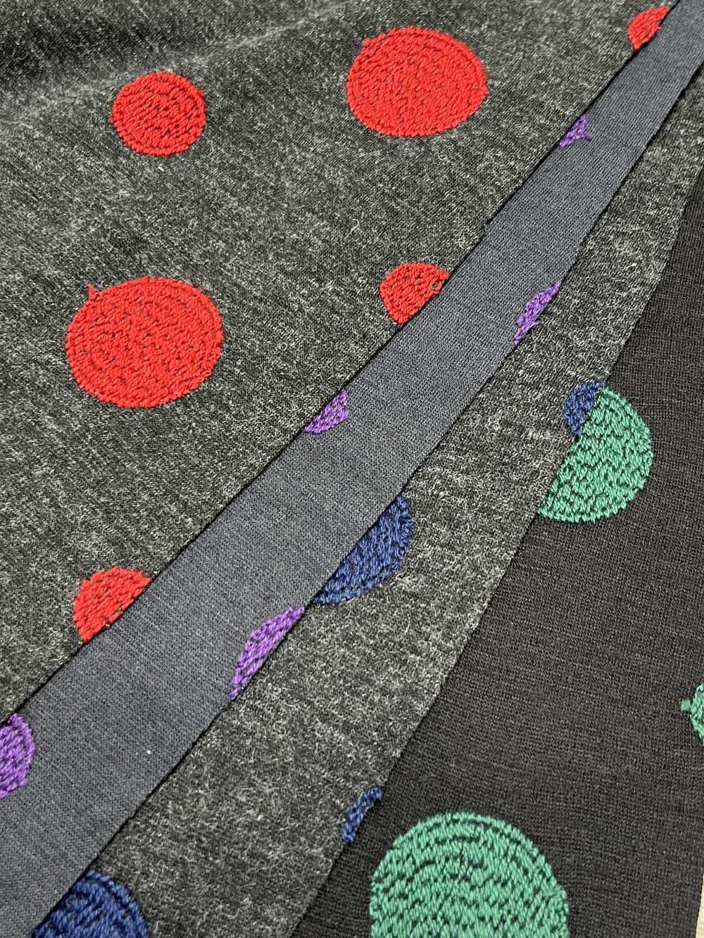 70027 Anti-pilling Ponte Embroidery Dot Pattern Large[Textile / Fabric] SAKURA COMPANY