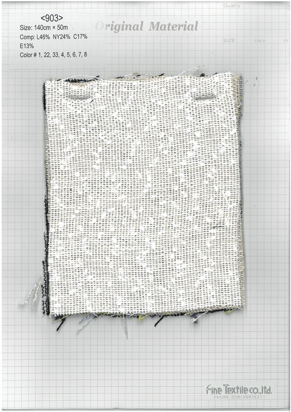 903 Ribbon Yarn Leno Weave[Textile / Fabric] Fine Textiles