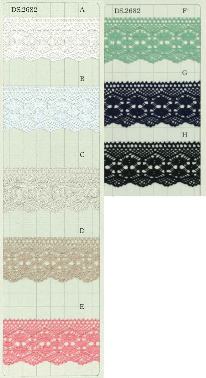 DS2682 Torsion Lace Width 32mm Daisada