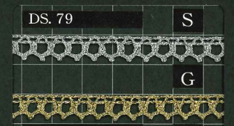 DS79 Lame Lace 8mm[Ribbon Tape Cord] Daisada