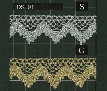 DS91 Lame Lace 23mm[Ribbon Tape Cord] Daisada