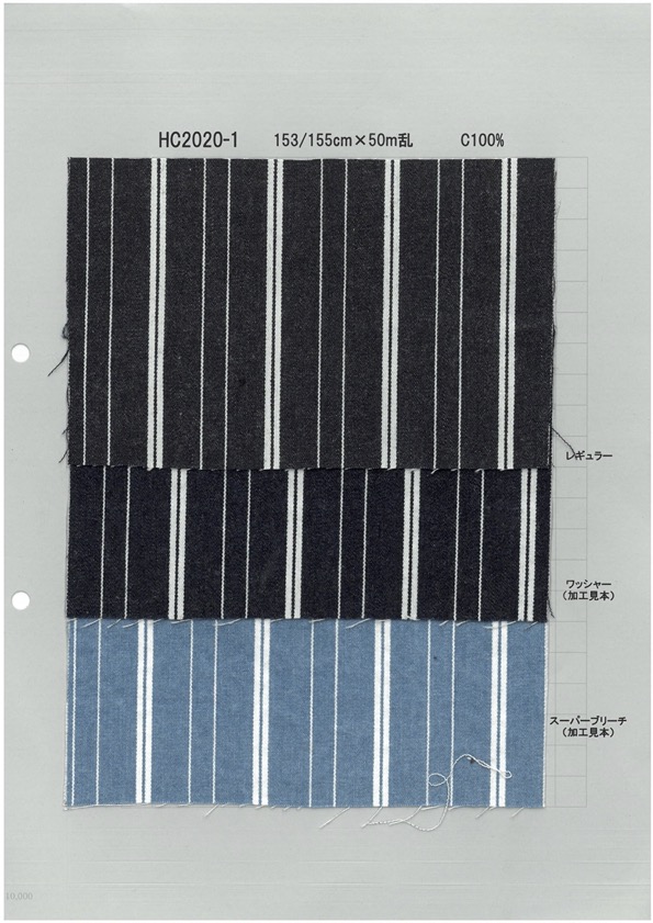 HC2020-1 Indigo Rope 《Hickory》[Textile / Fabric] Yoshiwa Textiles