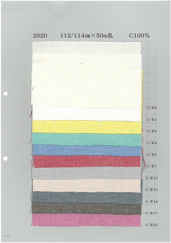 2020 Fade-resistant 20/1 Color Chambray[Textile / Fabric] Yoshiwa Textiles
