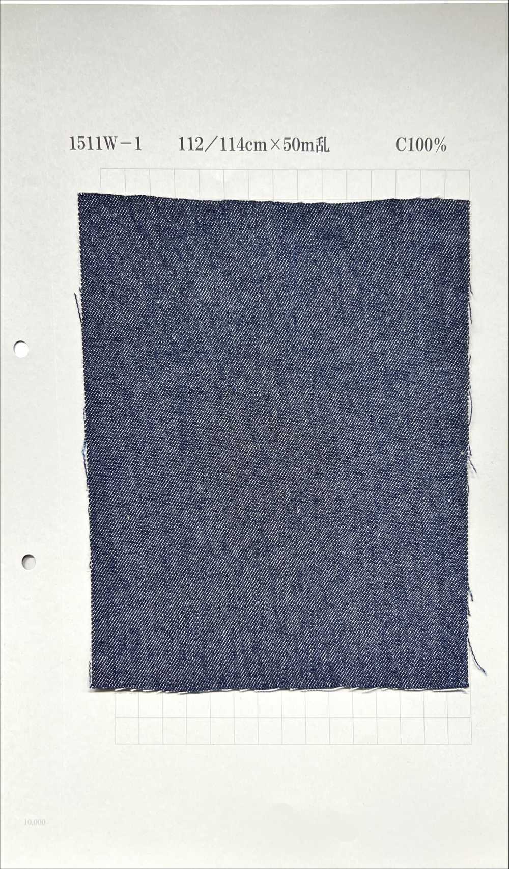 1511W Denim Washer Processing 10 Oz[Textile / Fabric] Yoshiwa Textile