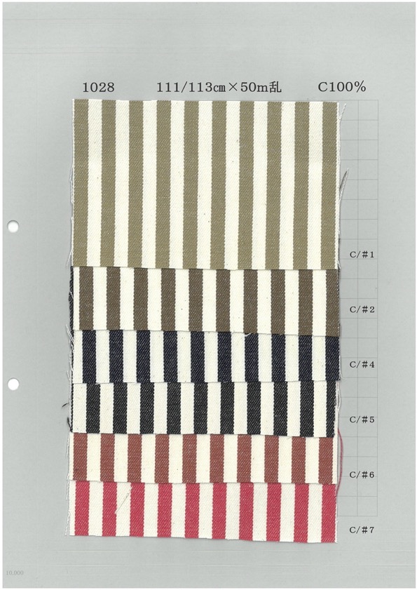 1028 Hickory Stripe Thick[Textile / Fabric] Yoshiwa Textile