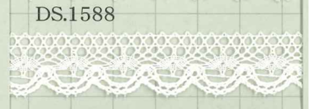 DS1588 Cotton Lace Width: 16mm Daisada