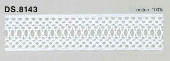 DS8143 Cotton Lace Width: 33mm Daisada