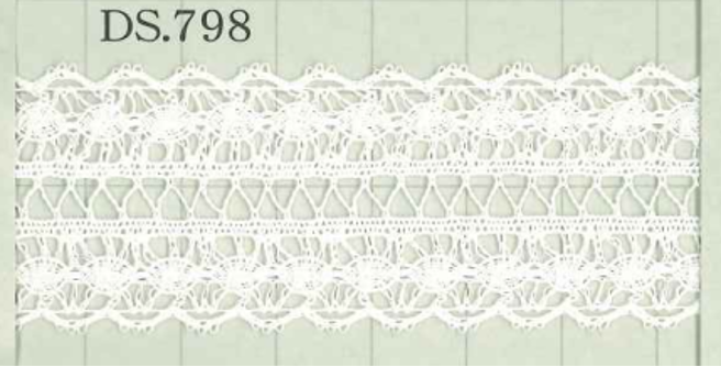 DS798 Cotton Lace Width: 23mm Daisada