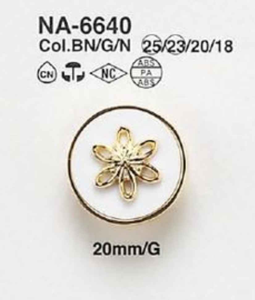 NA-6640 Combi Button With Feet IRIS