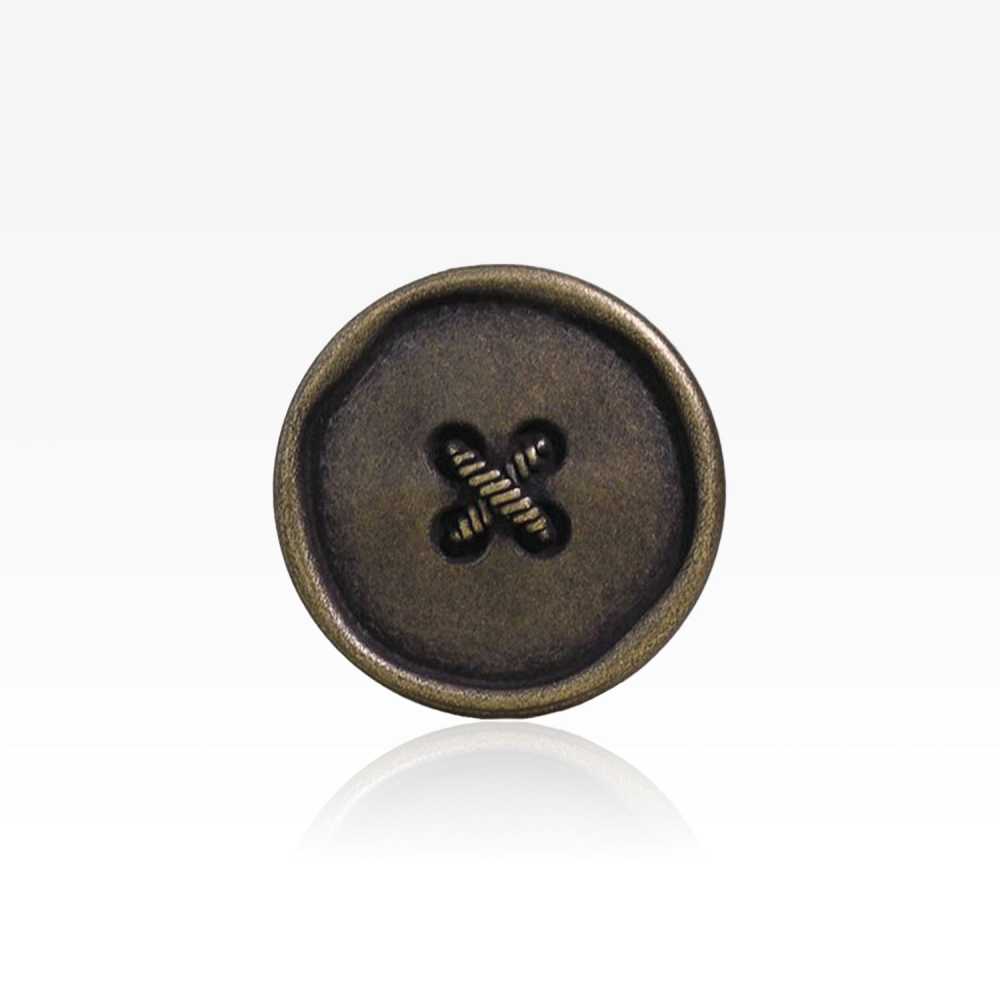 MA2406 Brass Jump Half-ring Shank Button IRIS