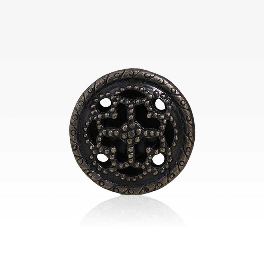 MA2278 Cast/brass Jumper Button IRIS