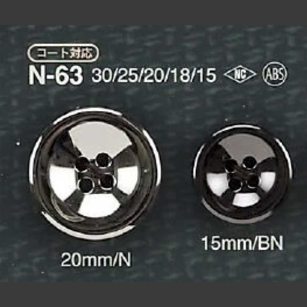 N63 ABS Resin 4-hole Button IRIS