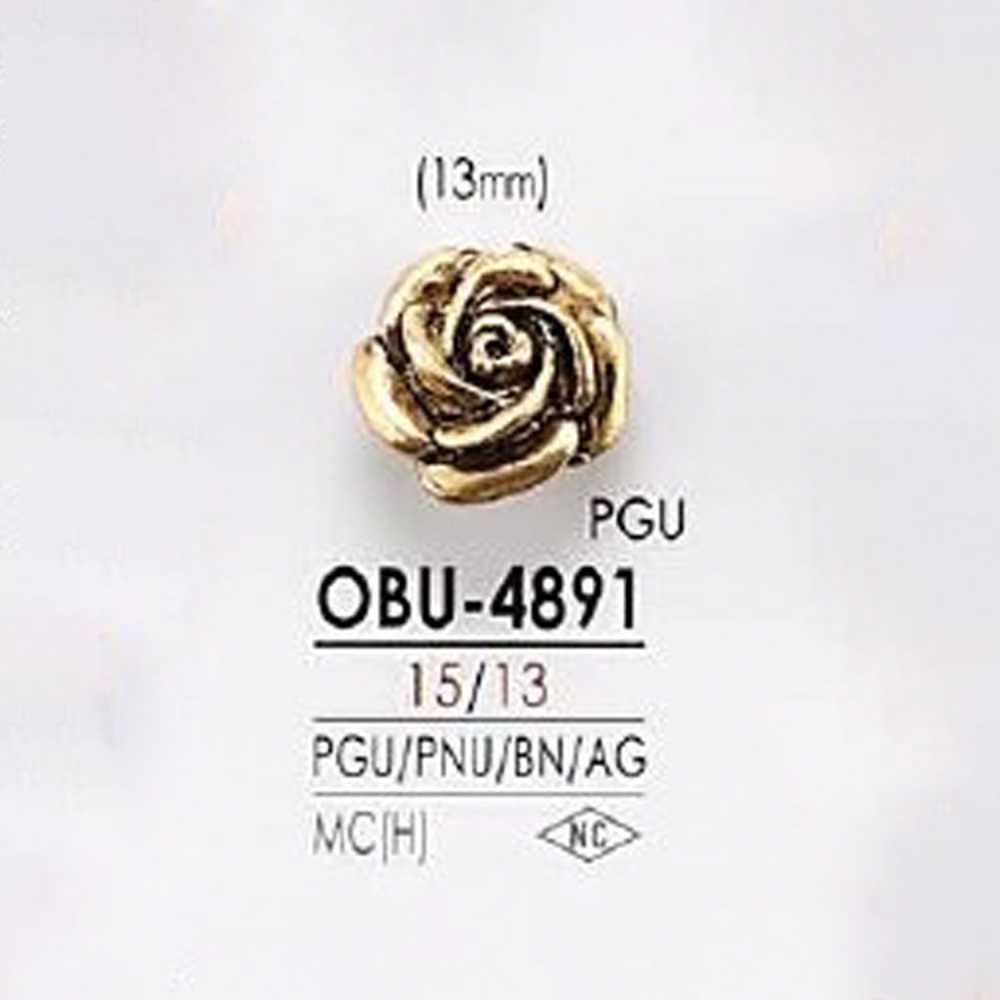 OBU4891 High Metal Half-circle Button IRIS