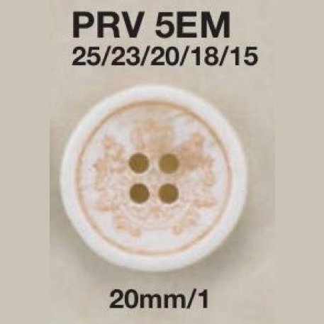 PRV5EM Made Of Urea Resin 4-hole Button IRIS