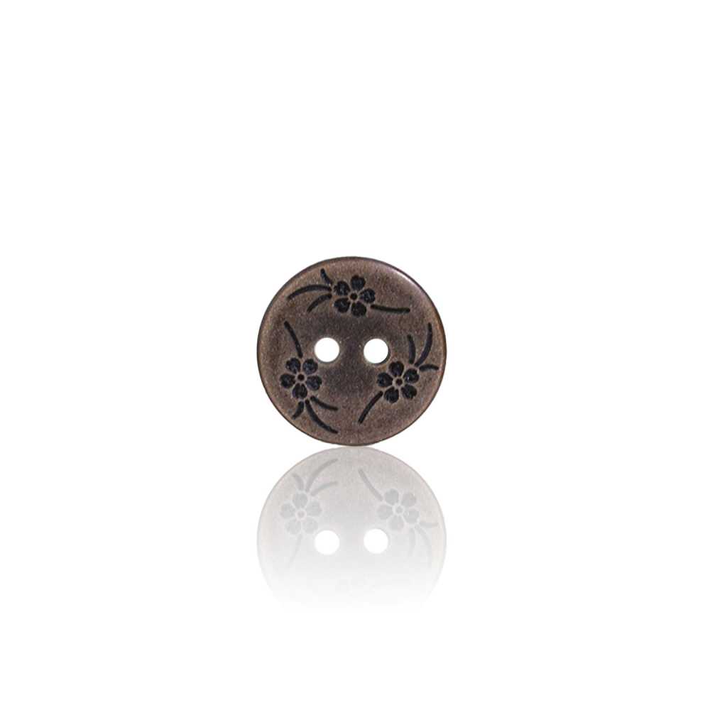 RVS6813 Polyester Resin Two-hole Button IRIS