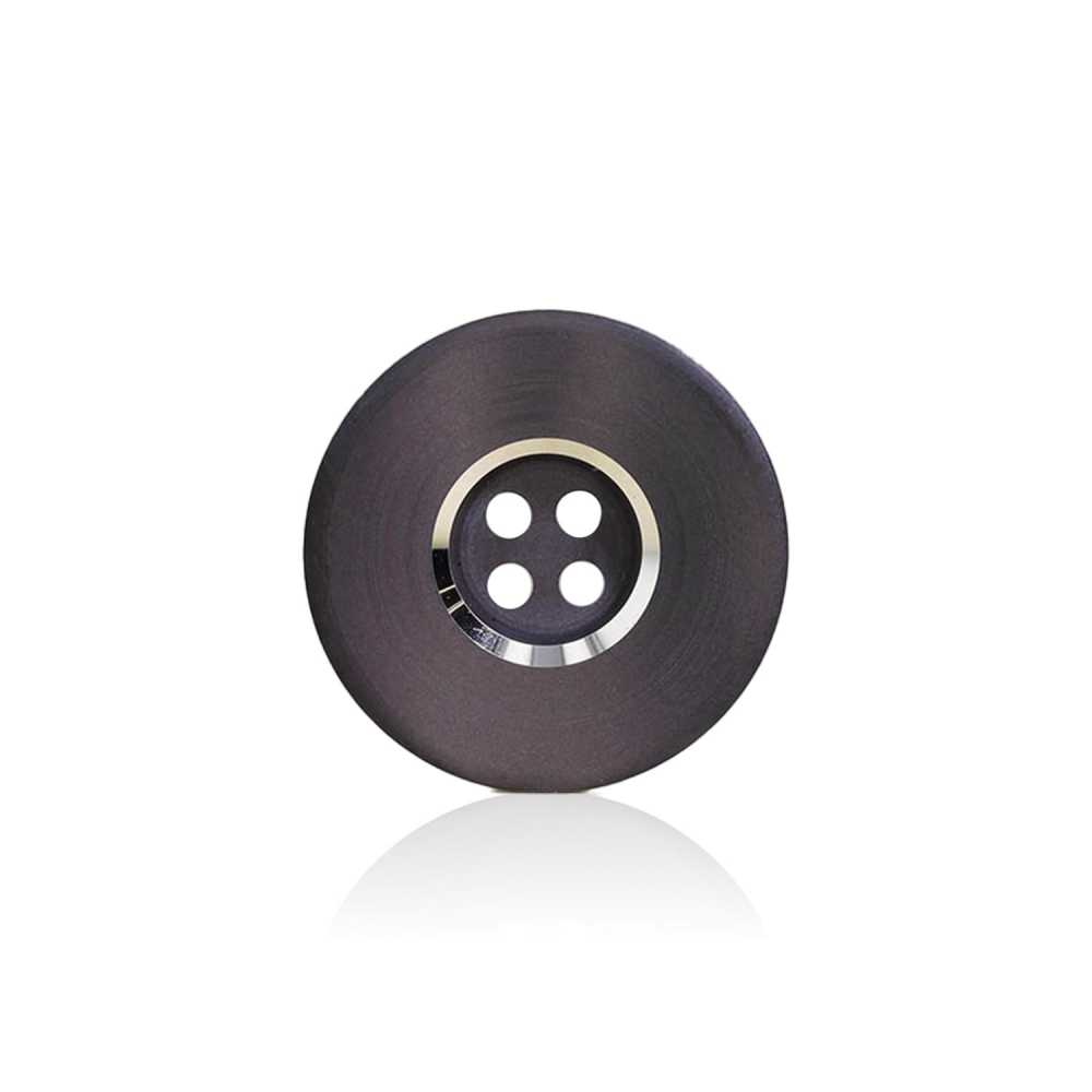 RVS1017F Polyester Resin/aluminum 4-hole Button IRIS