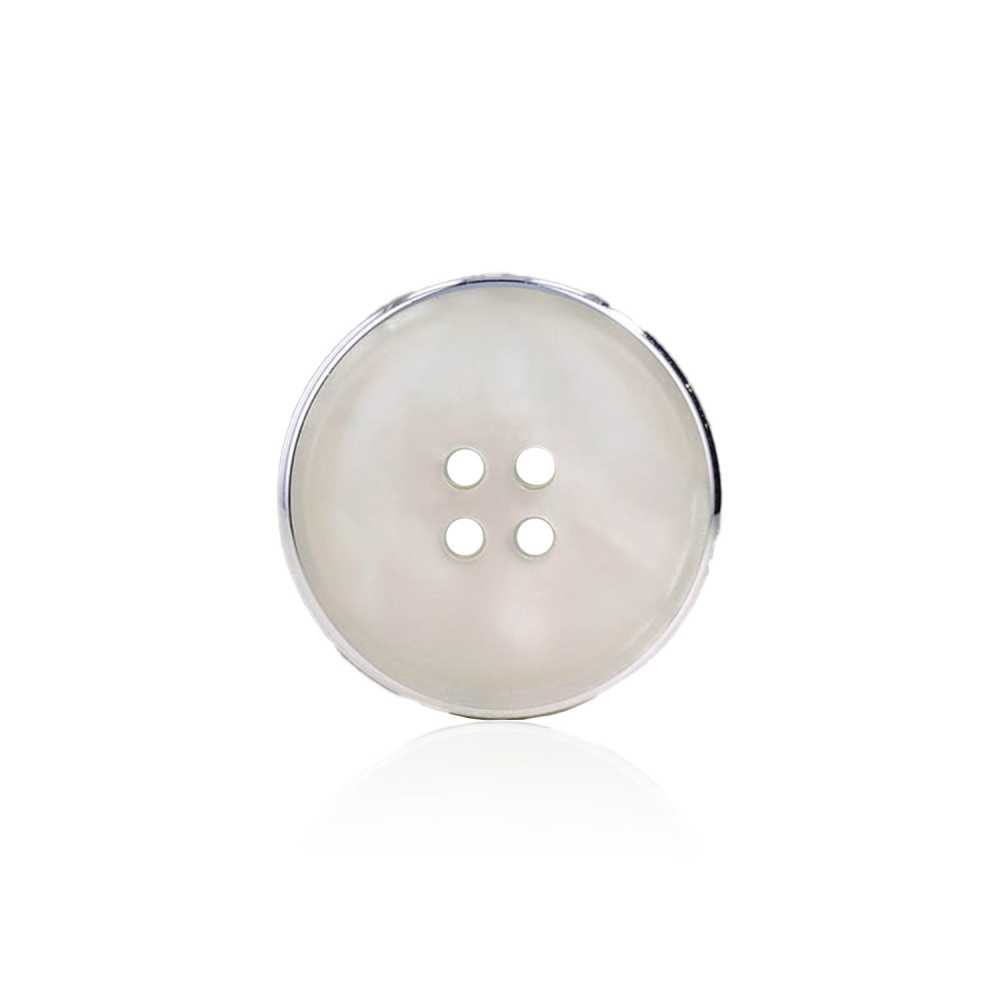 RVS1016F Polyester Resin/aluminum 4-hole Button IRIS